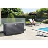 Gartenbox 'FreizeitBox 130' Stahl dunkelgrau 134 x 71 x 62 cm