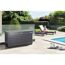 Gartenbox 'FreizeitBox 130' Stahl dunkelgrau 134 x 71 x 62 cm