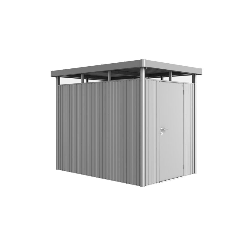Gerätehaus 'HighLine 2' silbern metallic 275 x 195 cm