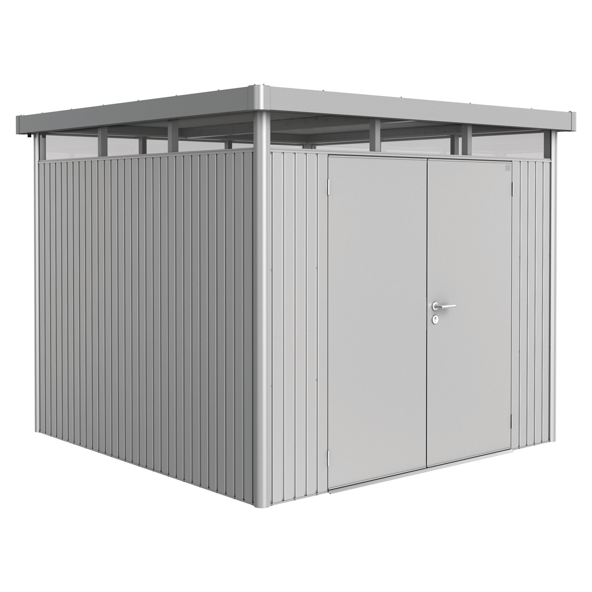 Gerätehaus HighLine 4 silber