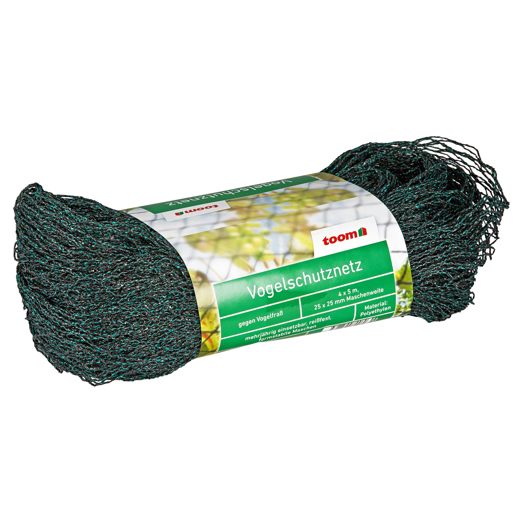 Grünes Vogelschutznetz von Toom