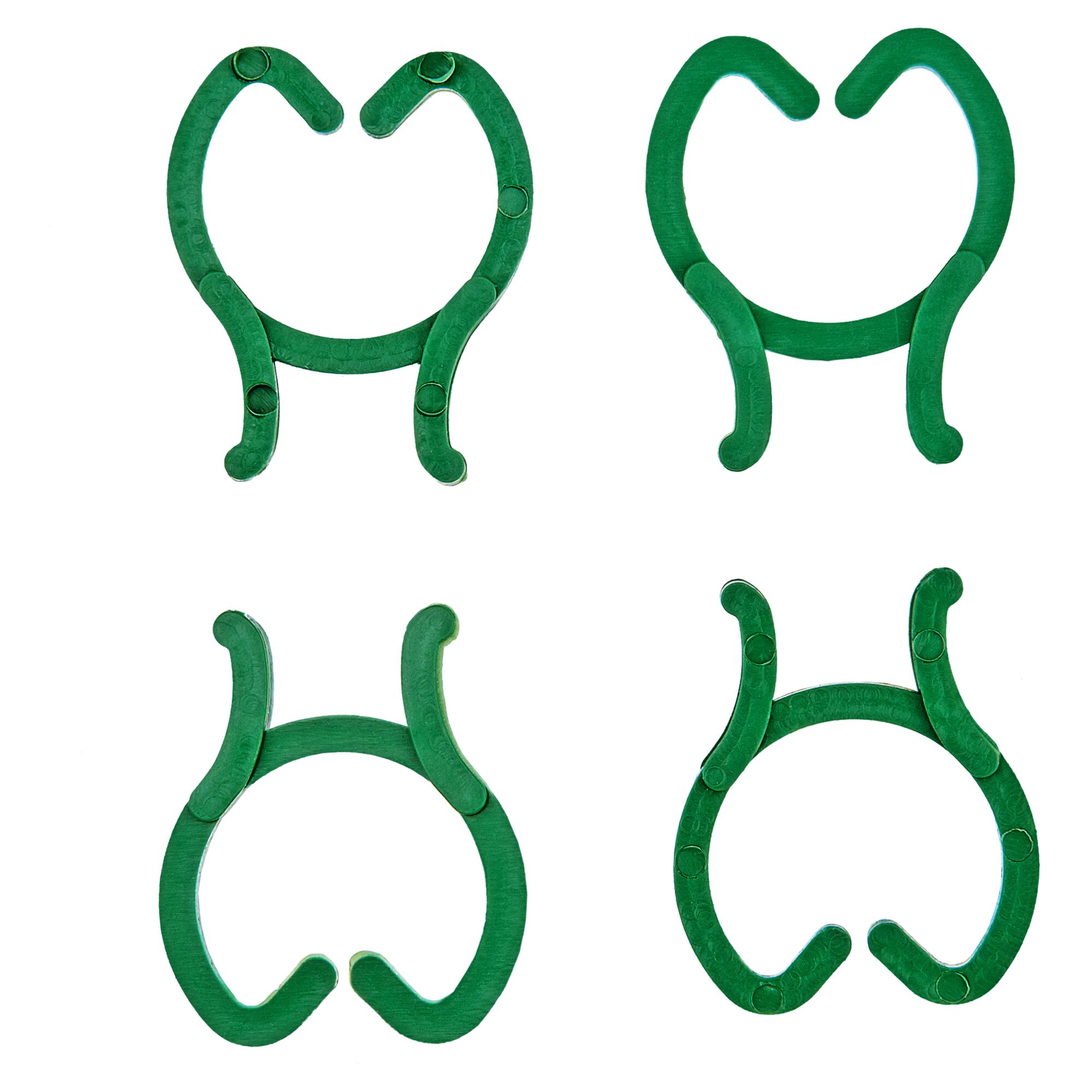 Grüne Pflanzenbindeclips