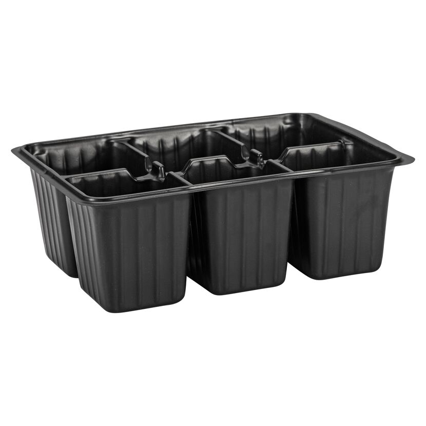 Schwarze Anzuchttöpfe Eli, 4 Stück