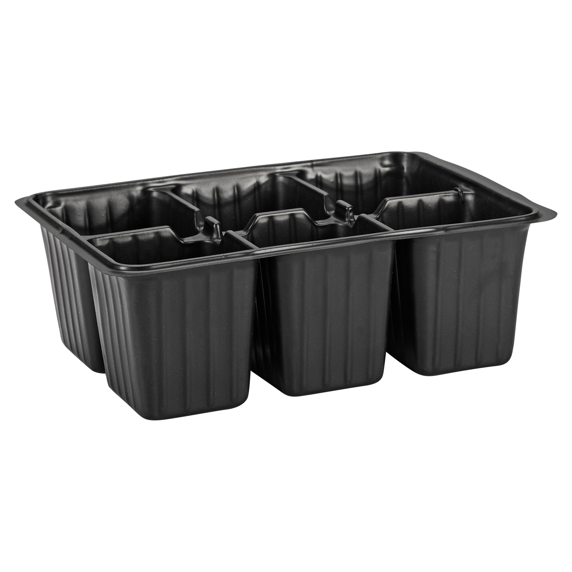 Schwarze Anzuchttöpfe Eli, 4 Stück