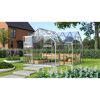 Gewächshaus Sirius im Garten mit Pflanzen