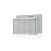 Gewächshaus Ida 5200 an Betonwand