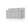 Gewächshaus Ida 6500 an Betonwand