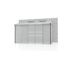 Gewächshaus Ida 6500 an Betonwand
