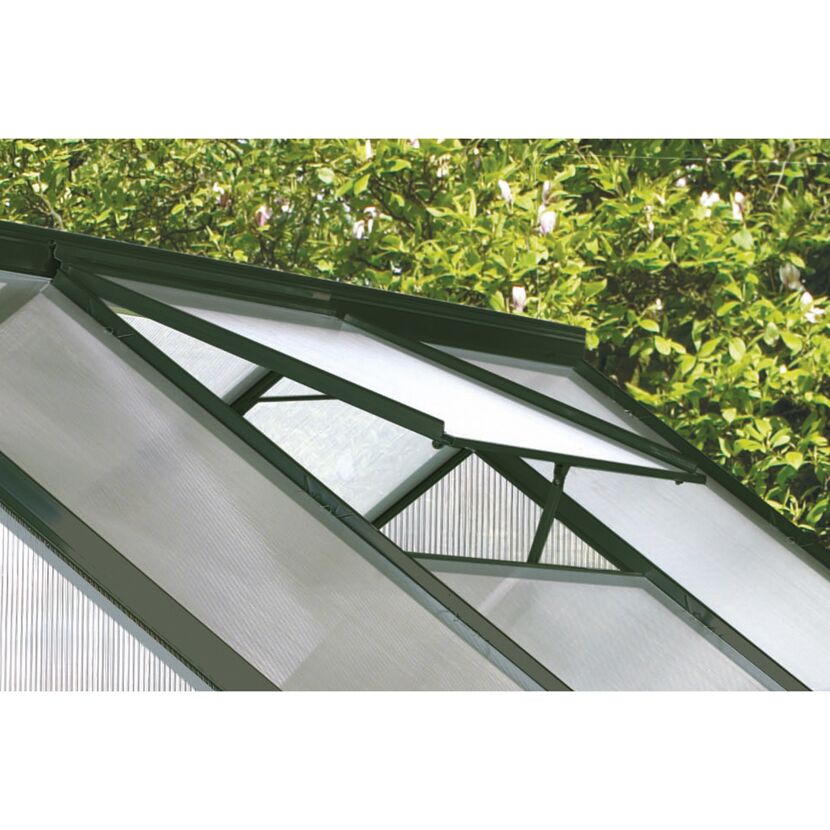 Geöffnetes Alu-Dachfenster für Calypso