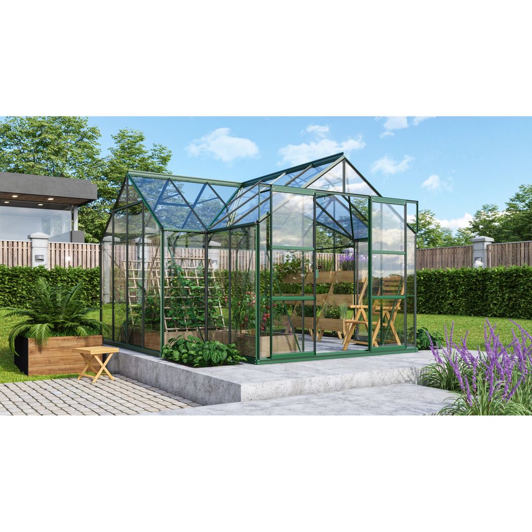 Gewächshaus Sirius im Garten