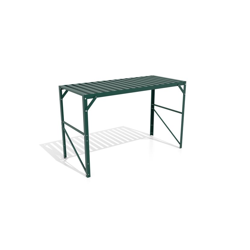 Alu-Tisch 120 x 54 x 76 cm grün