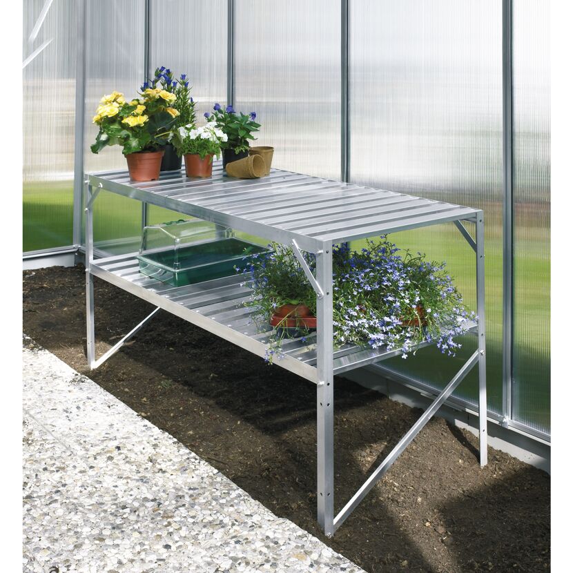 Alu-Tisch 120 x 54 x 76 cm grün