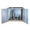Metall-Fahrradbox mit zwei Fahrrädern