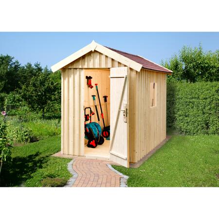 2. Bild von Gartenhaus 'Schwedenhaus' naturfarben, Größe 2