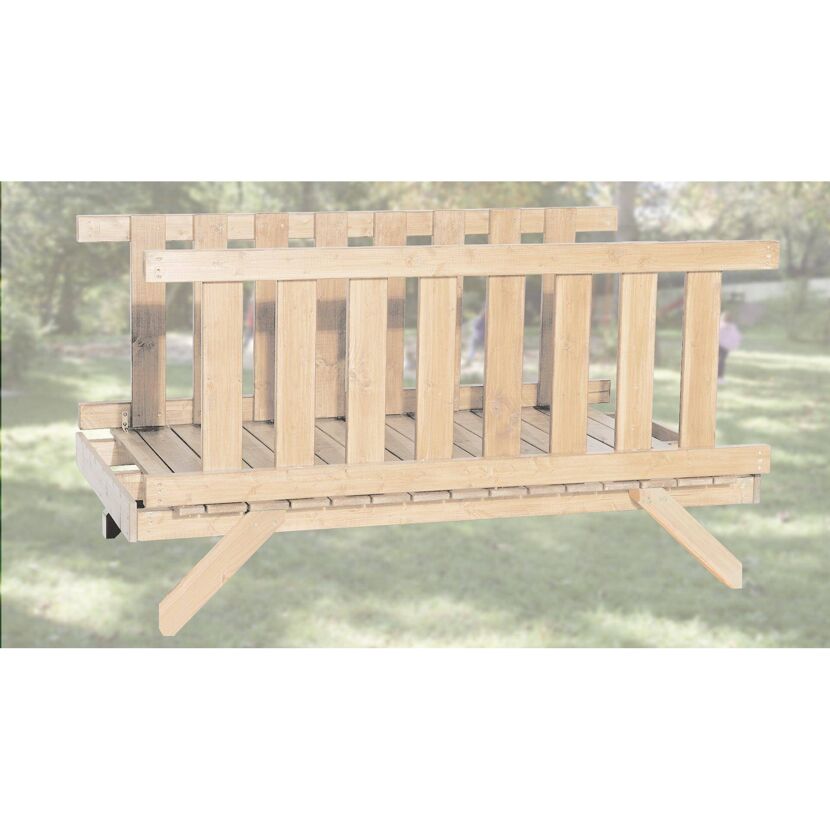 Holzbrücke für Spielturm
