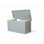 Gartenbox 'FreizeitBox 160' Stahl silbern 160 x 83 x 79 cm