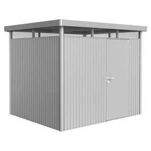 Gerätehaus "HighLine" H3 silbern Einzeltür