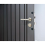 Verkleinertes Bild von Zusatztür dunkelgrau-metallic für Gerätehaus 'HighLine', 'AvantGarde', 'Panorama'