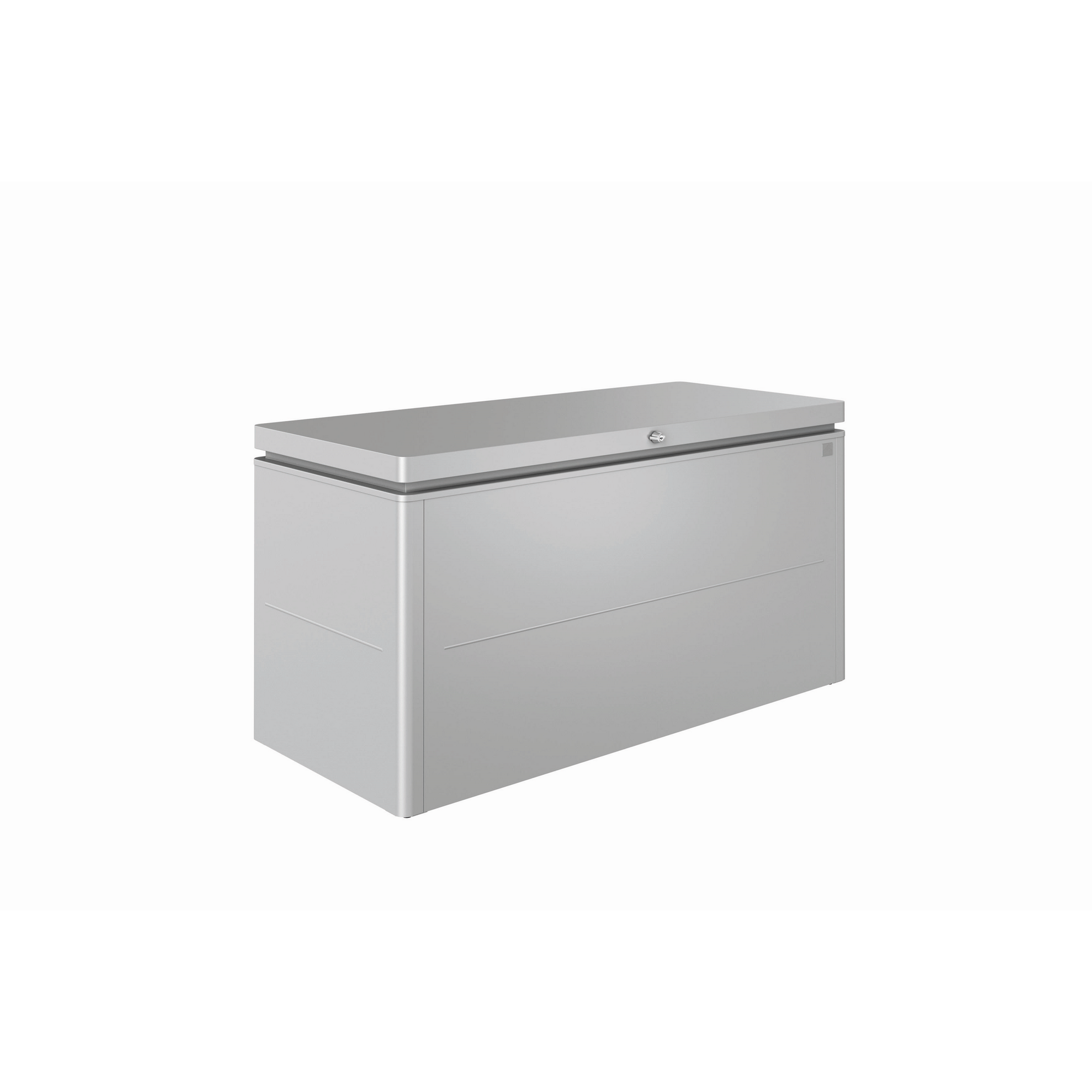 Aufbewahrungsbox 'LoungeBox 160' silber metallic 160 x 70 x 83,5 cm