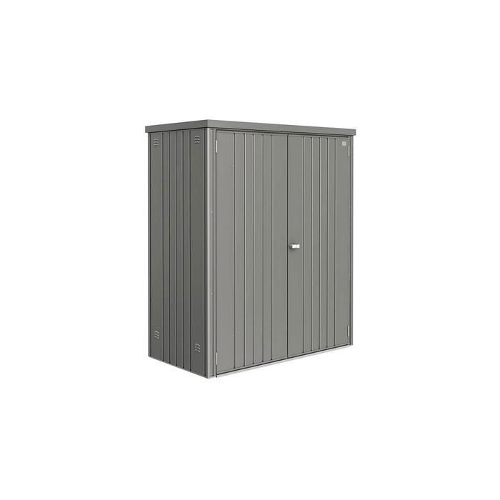 Bild von Biohort Geräteschrank 2, 155 x 83 cm Quarzgrau metallic