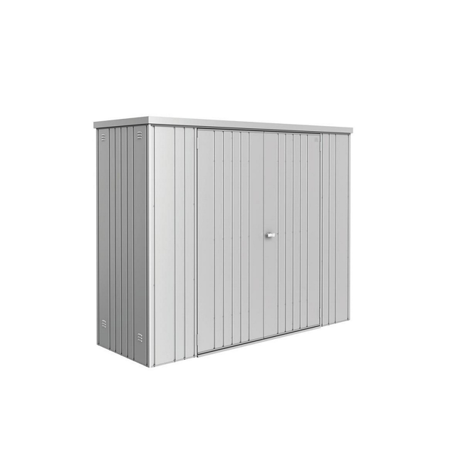 Bild von Geräteschrank 3, 227 x 83 cm Silber metallic