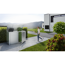 Gartenschrank 'HighBoard 200' silber metallic 200 x 84 x 127 cm