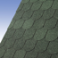 Verkleinertes Bild von Dachschindeln Biberschwanz dunkelgrün