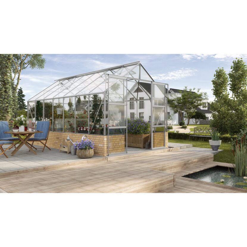 Gewächshaus Cassandra 11500 ESG im Garten