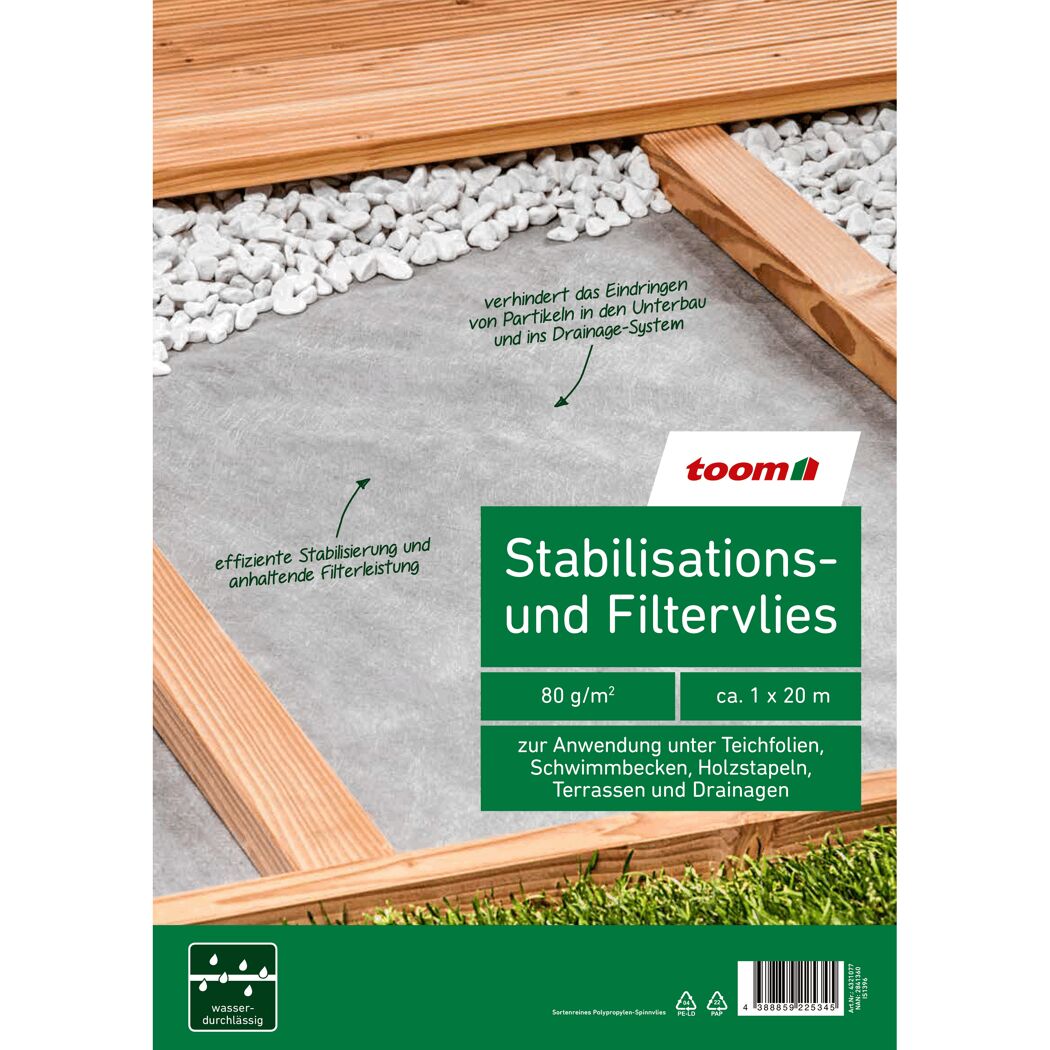 Stabilisations- und Filtervlies von toom