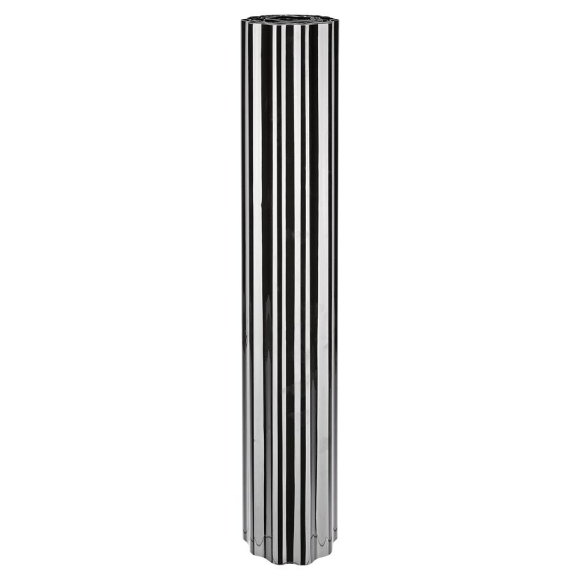 Aufgerollte schwarze Wurzelsperre