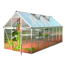 Gewächshaus Mythos 6x14 mit Pflanzen