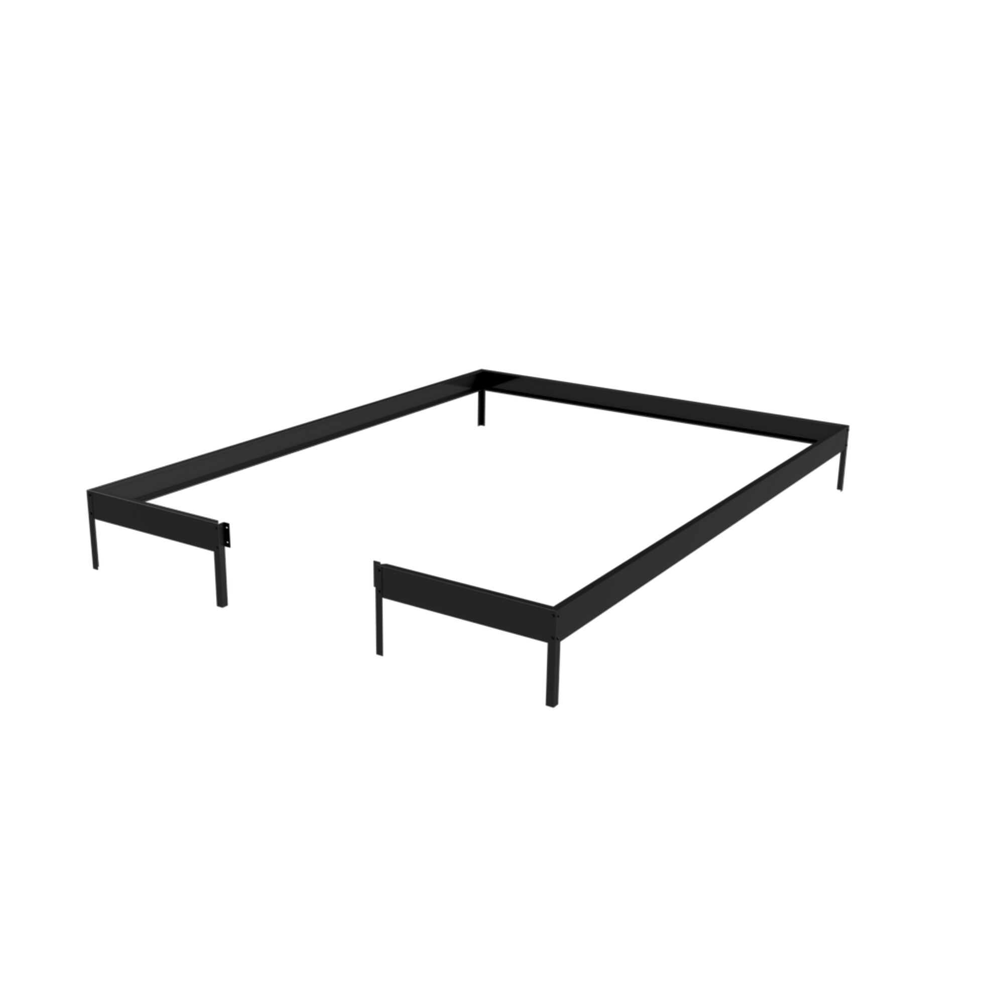 Schwarzes Fundament für Gewächshaus Compact