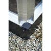 Fundament für Gewächshaus Compact 8,2 m² schwarz, Detailansicht der Ecke