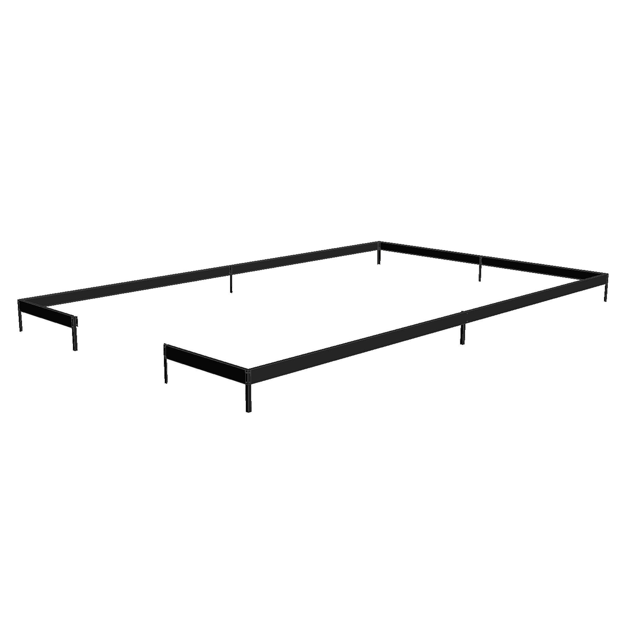 Fundament für das Gewächshaus Gärtner