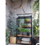 Verkleinertes Bild von Balkon-Gewächshaus 'Urban City Greenhouse' 80 x 40 x 158 cm 4 mm Sicherheitsglas schwarz