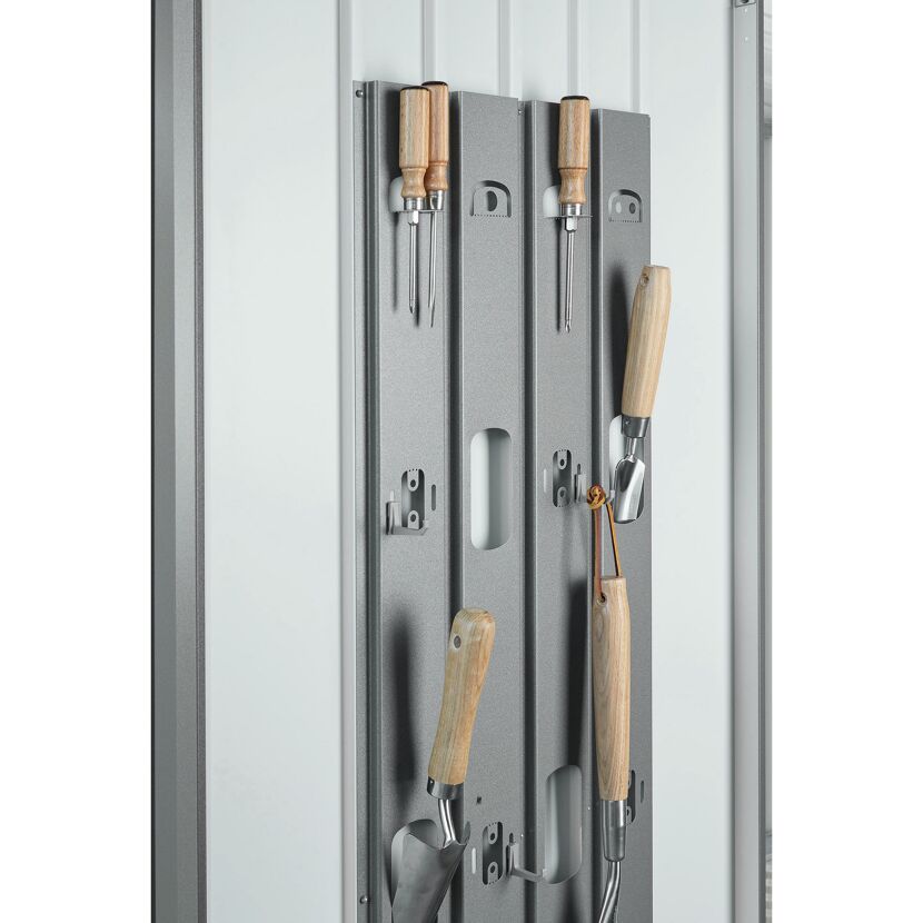 Geräteschrank quarzgrau metallic 93 x 83 x 182,5 cm