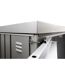 Geräteschrank quarzgrau metallic 93 x 83 x 182,5 cm