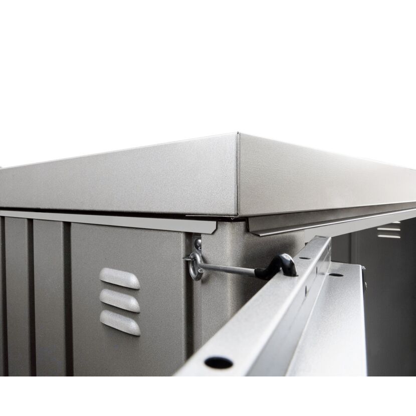 Geräteschrank quarzgrau metallic 93 x 83 x 182,5 cm