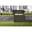 Gartenbox 'FreizeitBox 100' Stahl bronzefarben 101 x 61 x 46 cm