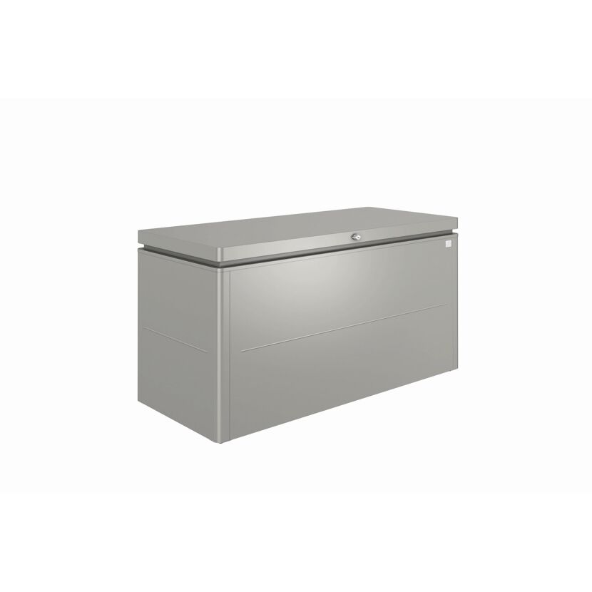 Gartenbox 'LoungeBox 160' Stahl grau 160 x 83,5 x 70 cm