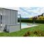 Gartenbox 'LoungeBox 160' Stahl grau 160 x 83,5 x 70 cm