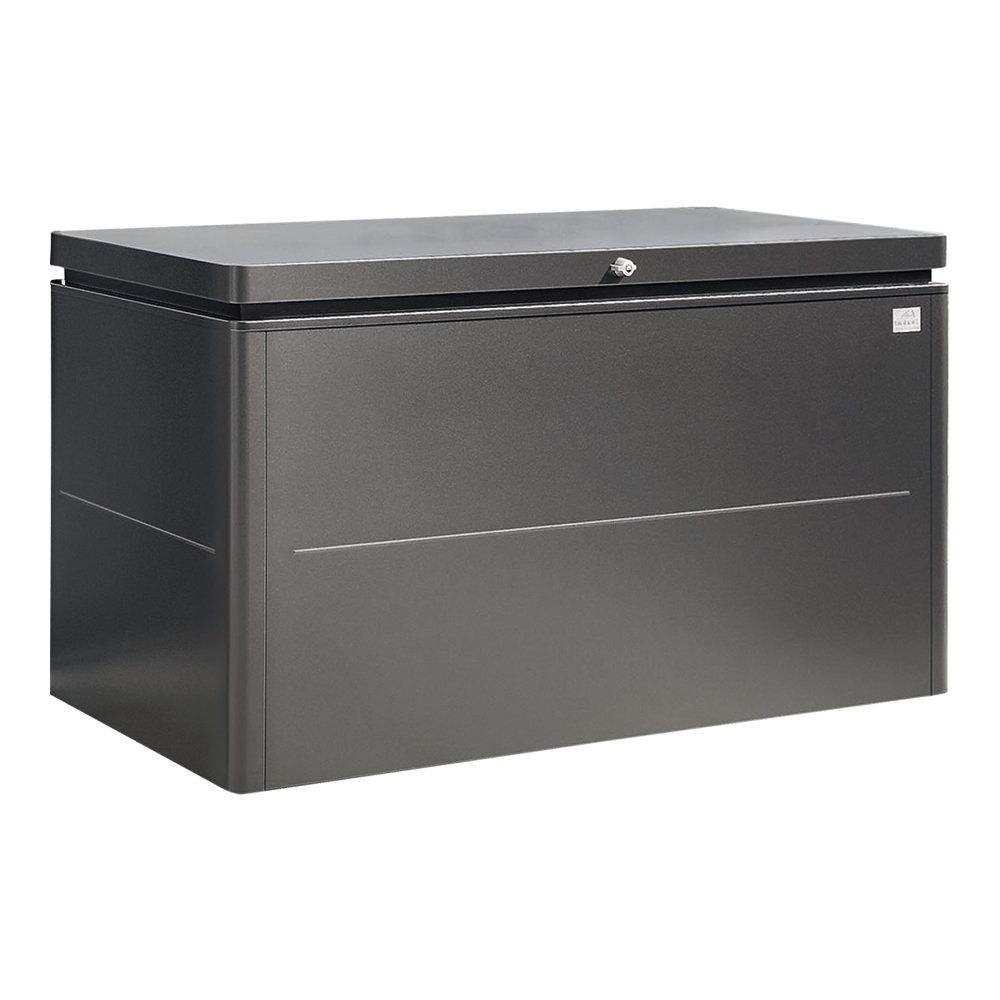 Aufbewahrungsbox 'LoungeBox 160' quarzgrau metallic 160 x 70 x 83,5 cm + product picture
