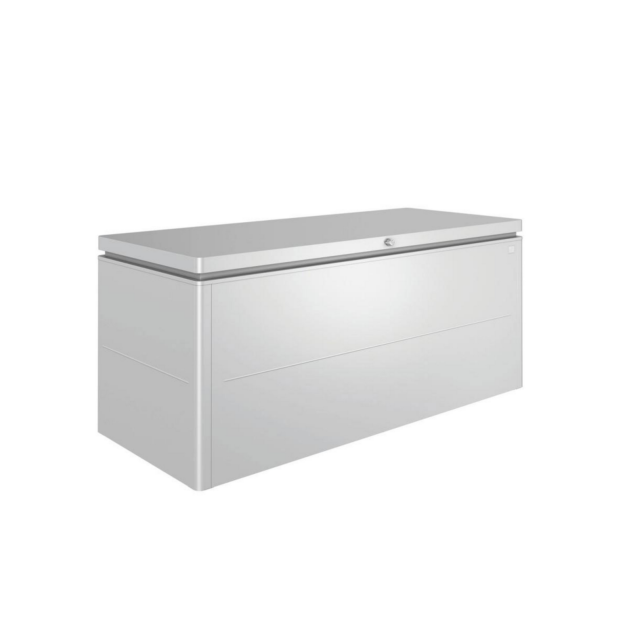 Aufbewahrungsbox 'LoungeBox 200' silber metallic 200 x 84 x 88,5 cm + product picture