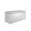 Verkleinertes Bild von Aufbewahrungsbox 'LoungeBox 200' silber metallic 200 x 84 x 88,5 cm