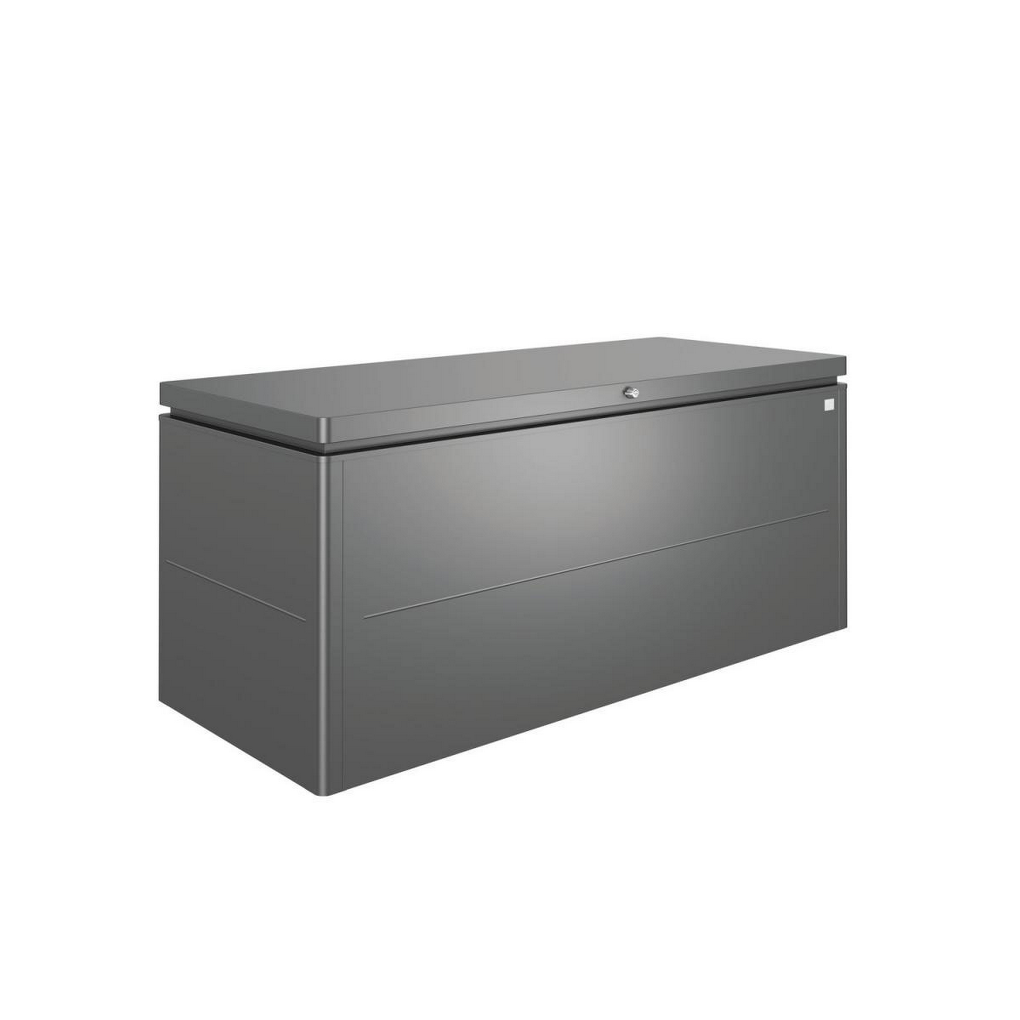 Aufbewahrungsbox 'LoungeBox 200' dunkelgrau metallic 200 x 84 x 88,5 cm + product picture