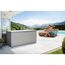 Gartenbox 'LoungeBox 200' Stahl grau 200 x 88,5 x 84 cm