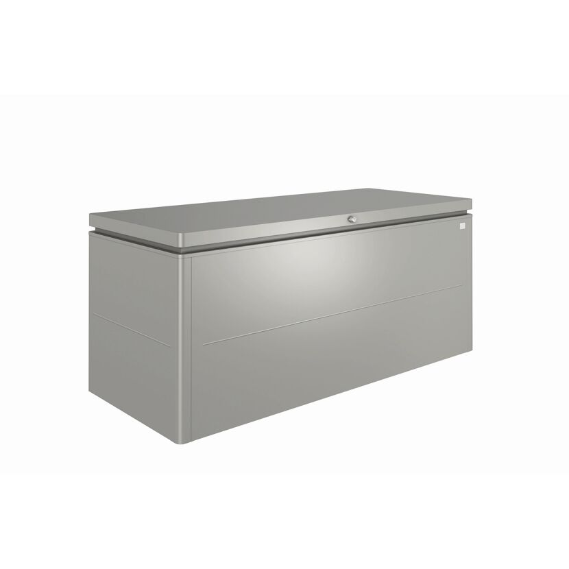 Gartenbox 'LoungeBox 200' Stahl grau 200 x 88,5 x 84 cm