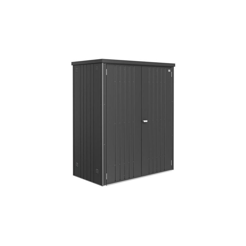 Anthrazitfarbener Geräteschrank
