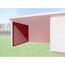 Seitenwand 295 cm Tiefe schwedenrot