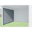 Seitenwand 295 cm Tiefe grau